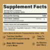 Lion's Mane Supplement Fact