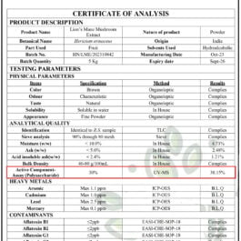 Lion’s Mane Mushroom Caffeine Free Coffee with Goodness Of Improve Brain Health, Gut Health 30 Serving