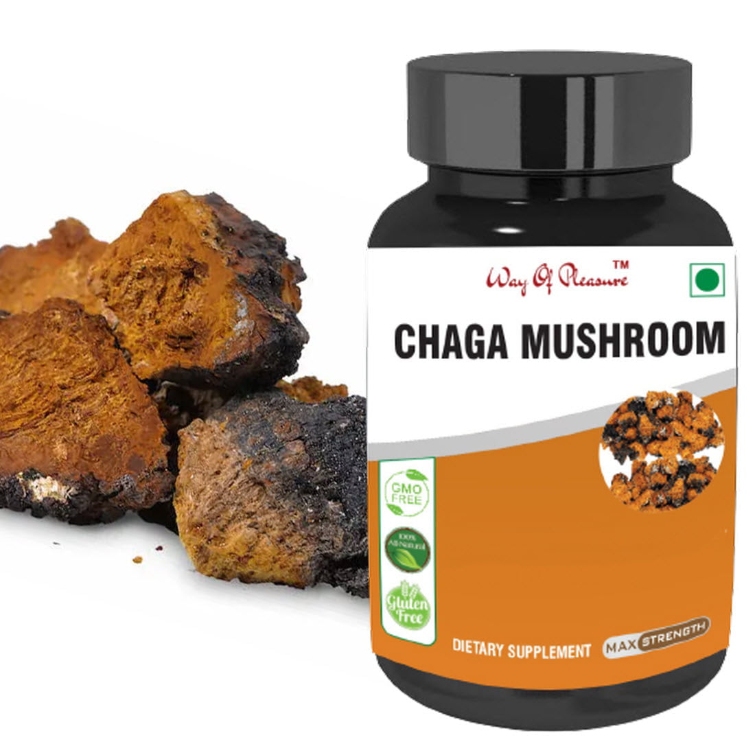 Way Of Pleasure Chaga Mushroom Capsule new 1 chaga msuhroom