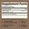 Shiitake Mushroom Supplement facts