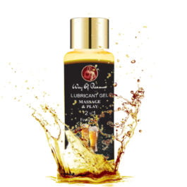 Way Of Pleasure Lubricant Gel Massage & Play 2 in 1 Feels Real Beer Flavored | Water Based Lube | Non-Sticky | Compatible With Condom | Pack Of 5