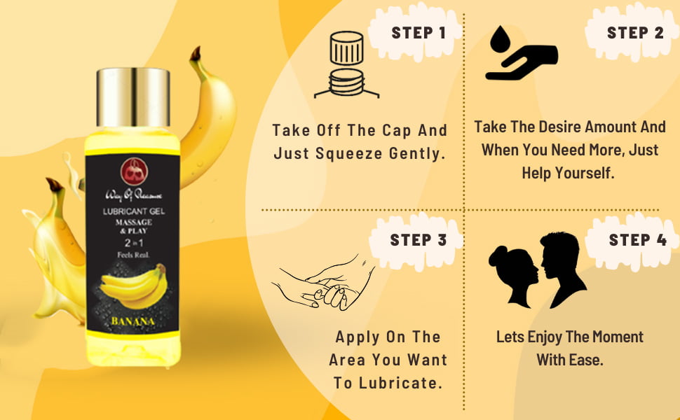 STEP-1 Take Off The Cap And Just Squeeze Gently. STEP-2 Take The lubes india