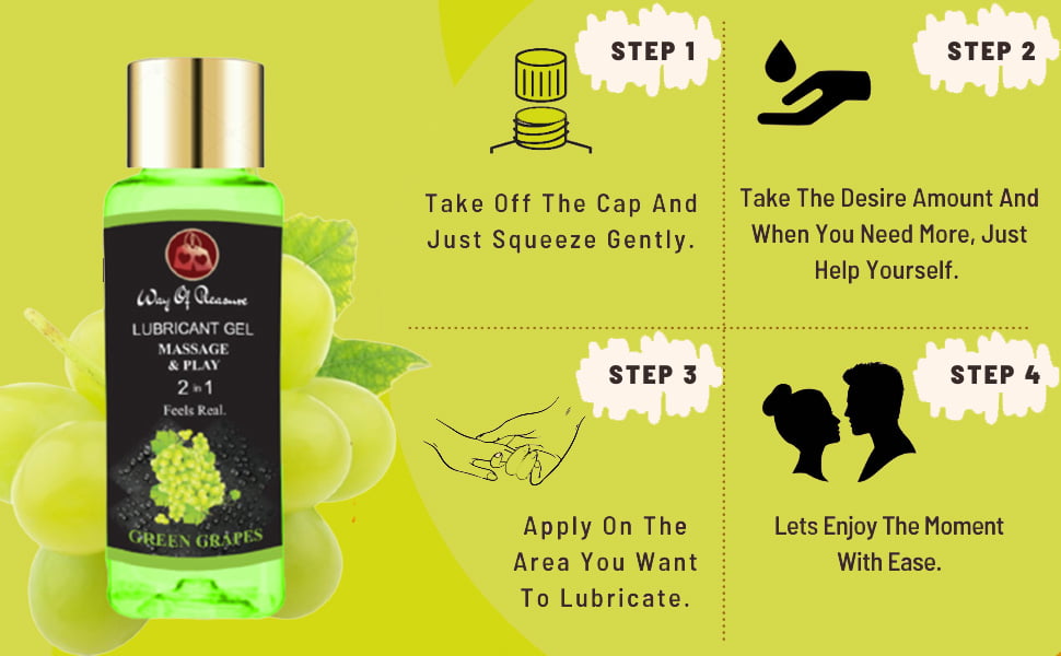 STEP-1 Take Off The Cap And Just Squeeze Gently. STEP-2 Take The lubricant drops