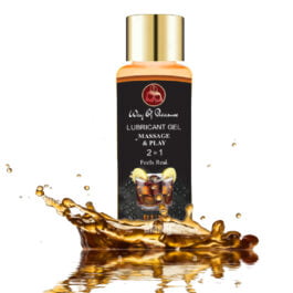 Lubricant Gel Massage & Play 2 In 1 Feels Real Rum Flavored Water Based Non-Sticky Paraben Free – 50ml