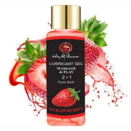 Lubricant Female -Our Strawberry Flavour Massage Fun Gel