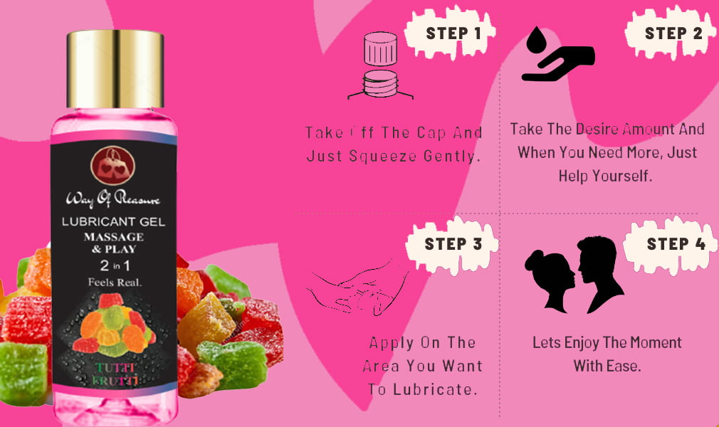 STEP-1 Take Off The Cap And Just Squeeze Gently. STEP-2 Take The women's lubricant