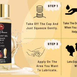 Lubricant Gel Massage & Play 2 In 1 Feels Real Vanilla Flavored Water Based Non-Sticky Paraben Free – 50ml