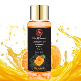 Lubricant Gel Massage & Play 2 In 1 Feels Real Orange Flavored Water Based Non-Sticky Paraben Free – 50ml