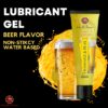 Beer flavor lubes water based lube home