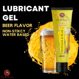 Playful Pampering: beer flavor Massage & Lube Gel with Water-Based