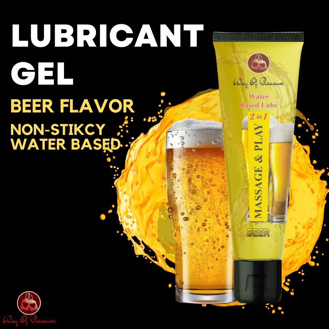 Beer flavor lubes water based lube home