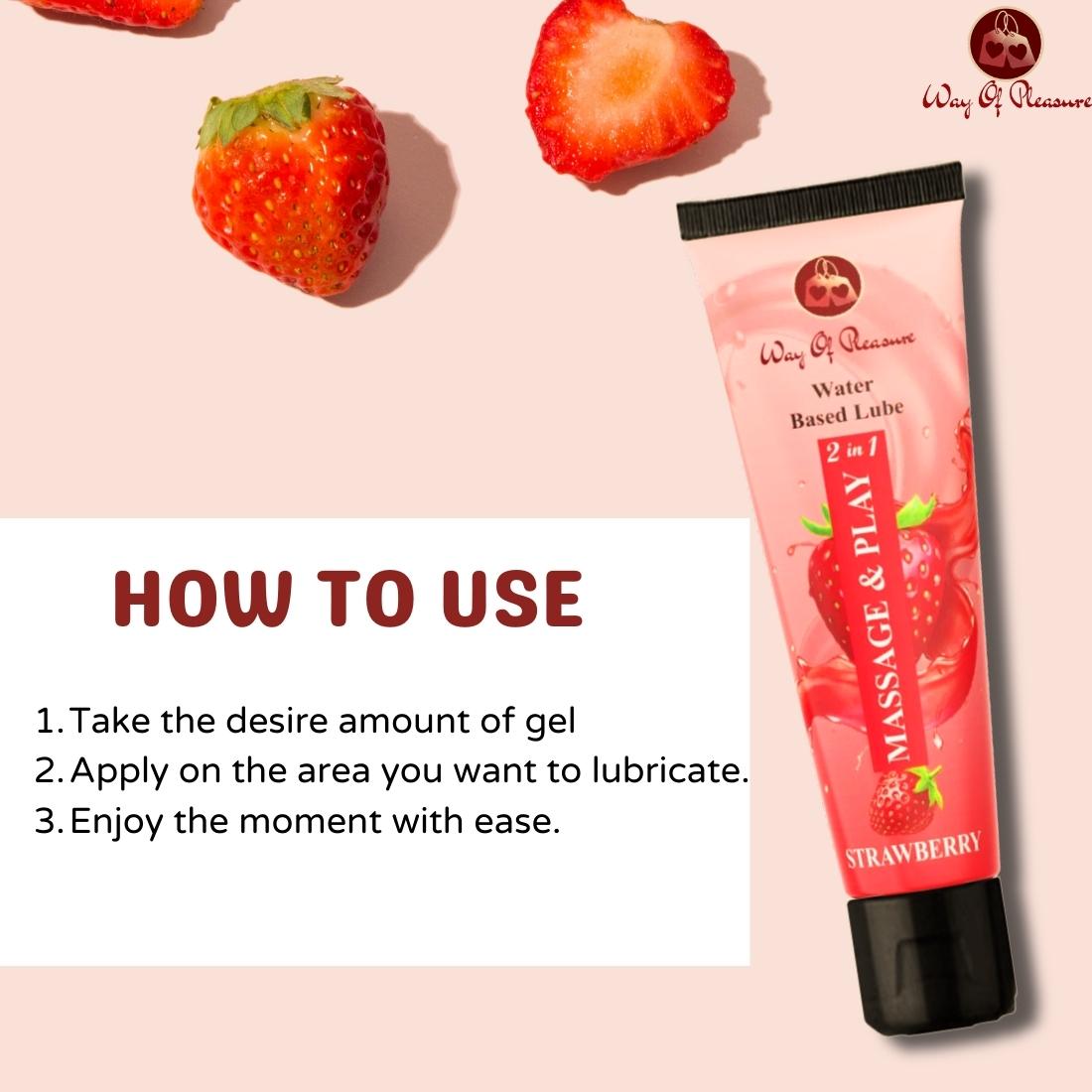 Strawberry gel tube lubes india