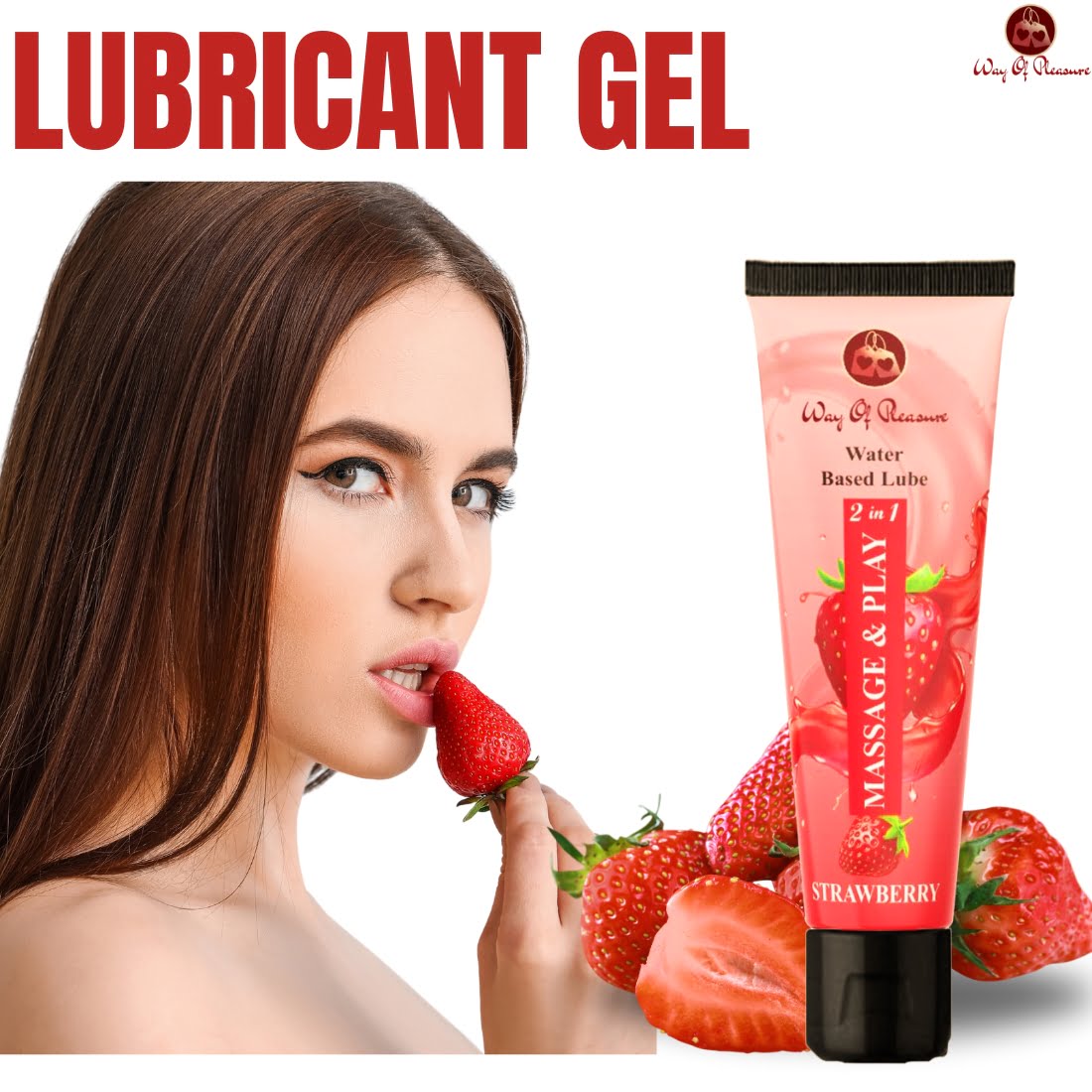 Strawberry gel tube best lubes india