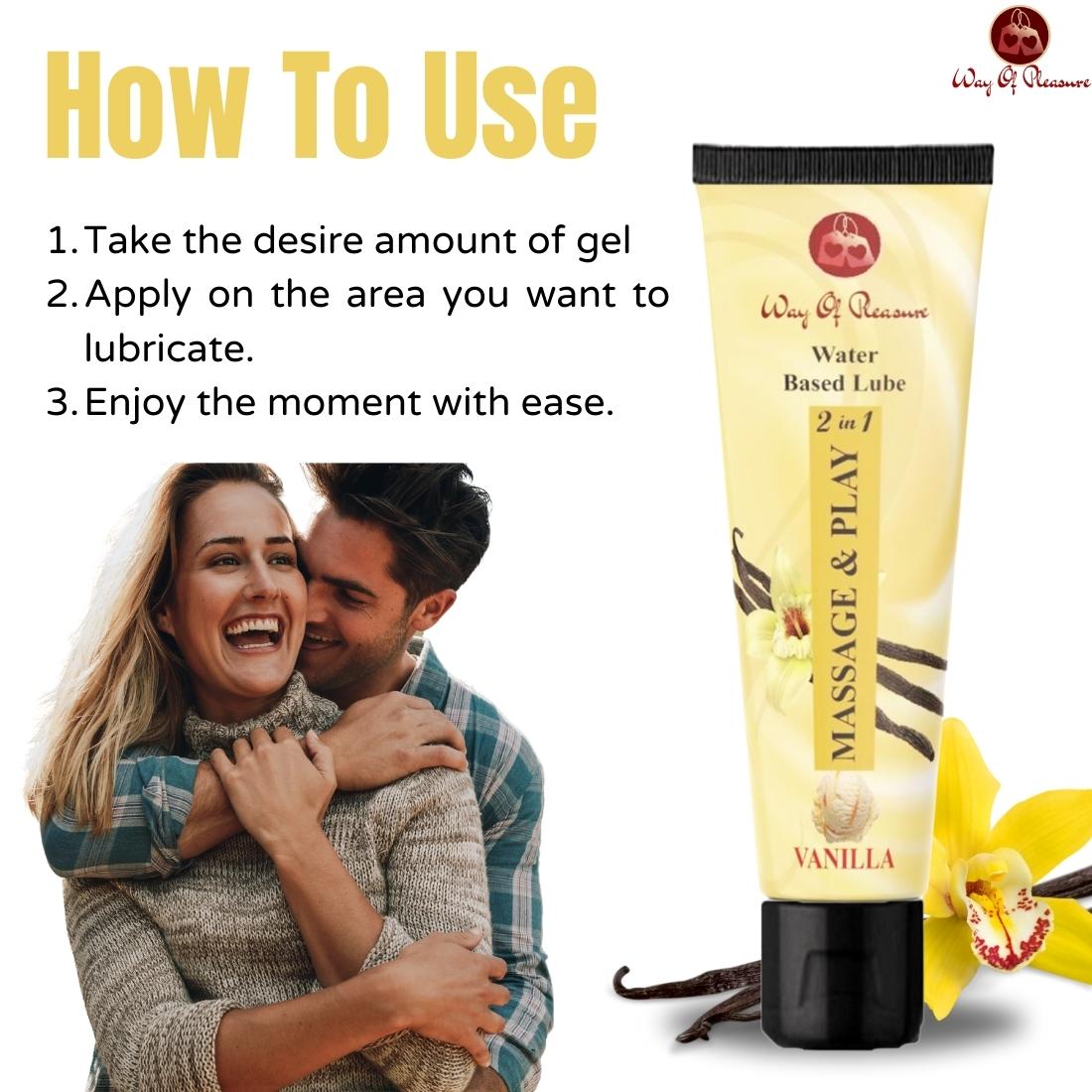 Vanilla Lubricant tube water-based lubricant price in india