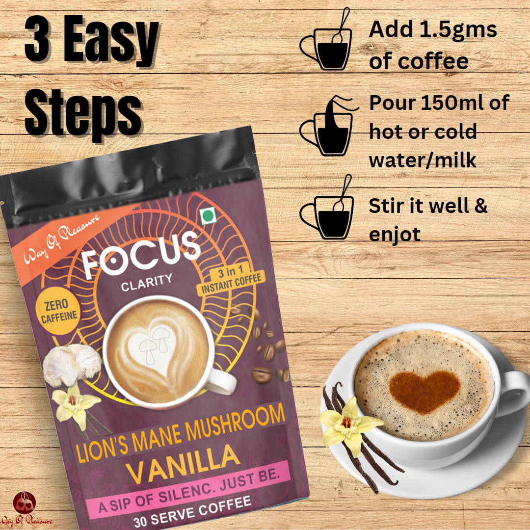 You are currently viewing Discover the Power of Mushroom Vanilla Coffee: 5 Reasons to Love this Caffeine-Free Blend