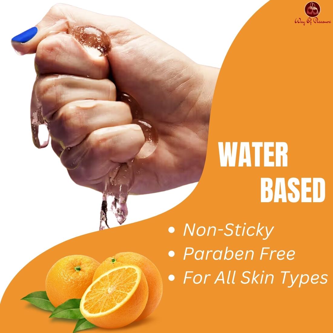 orange lubricants drops lubricant for ladies