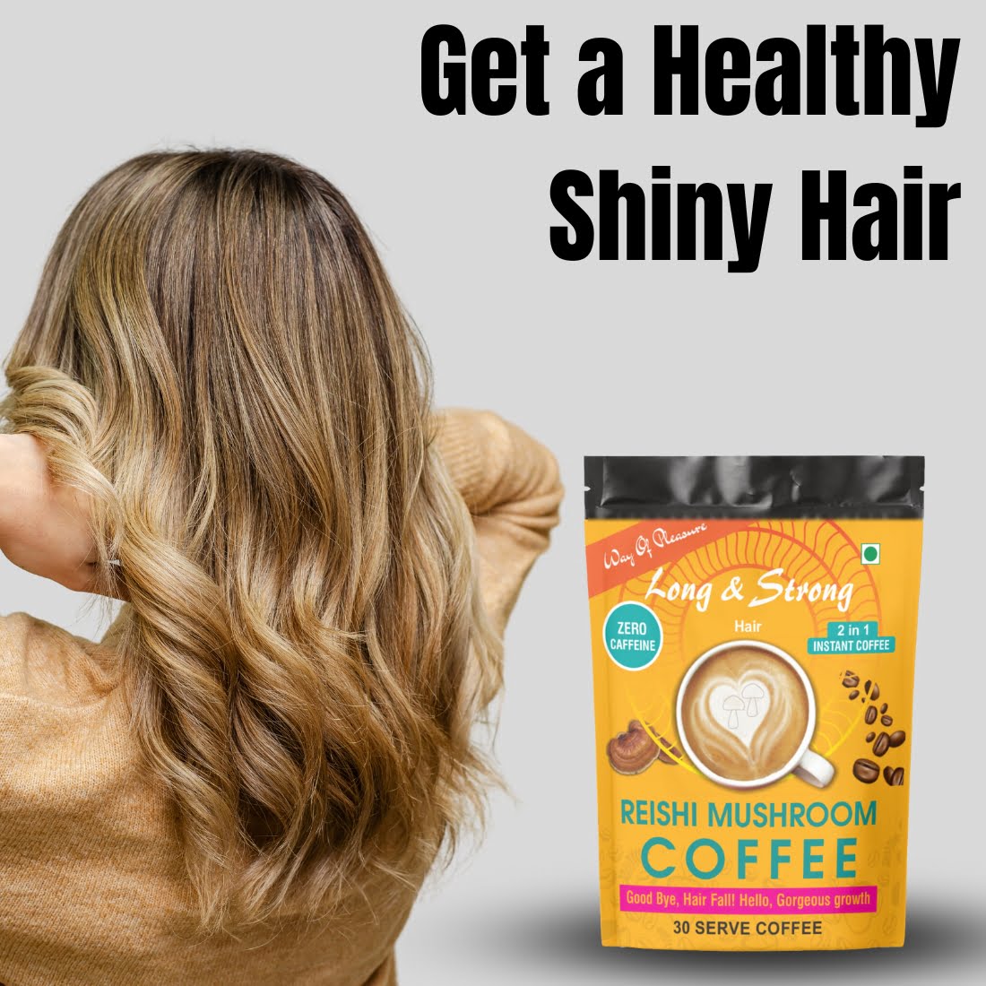 You are currently viewing Reishi Mushroom Caffeine-Free Coffee Regulates Acute & Chronic Hair Fall.