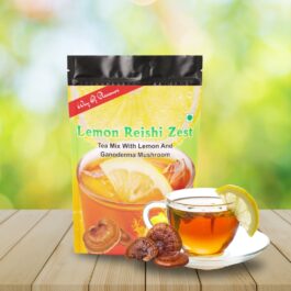 Lemon Reishi Zest Lemon Tea: Immune Support, Stress Relief, Natural Energy (30 Servings)