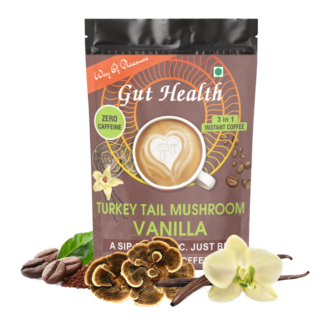 You are currently viewing Turkey Tail Vanilla Mushroom Coffee Caffeine-Free Coffee
