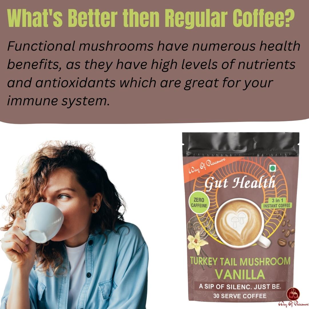 Read more about the article Turkey Tail Vanilla Zero Caffeine Coffee: Boosting Your Immune System with the Best Choice
