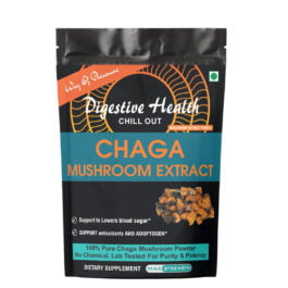 Chaga Mushroom Extract Powder For Digestive Health Support, Immune System, Cholesterol Health