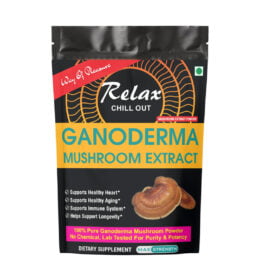 Ganoderma Mushroom Extract Powder Healthy Heart, Immunity Booster, Rich In Antioxidants, Reduce Fatigue And Depression 60gm