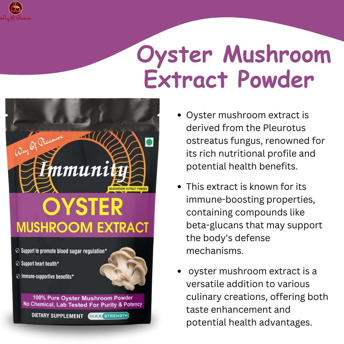 Oyster mushroom extract powder IMG4